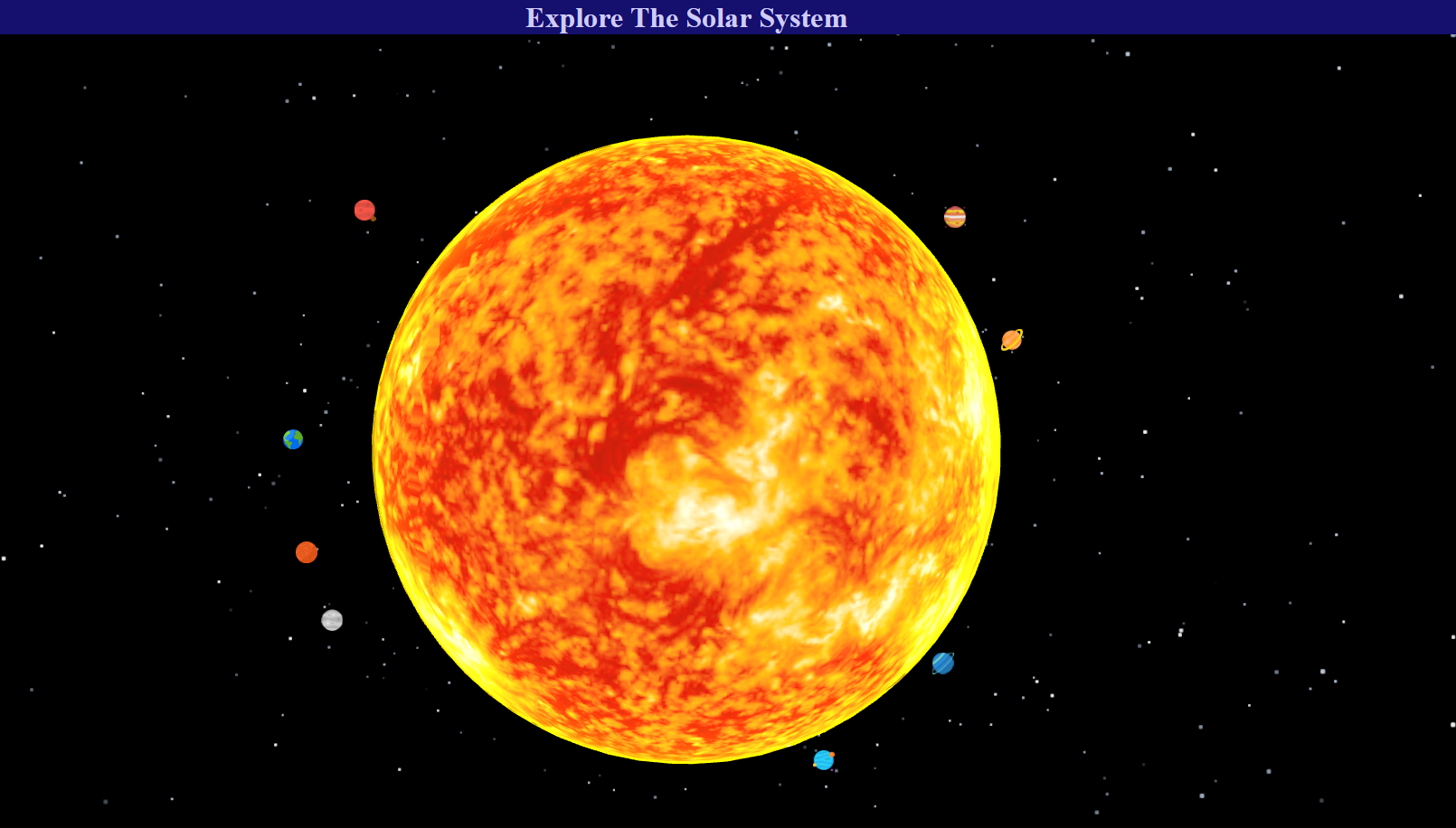 Solar System Explorer - Drake Fletcher